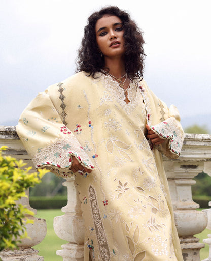 Republic Womenswear | Lilas Lawn 26 | Elaris - Luxury Dress - available at Maria Faisal in UK and USA.
