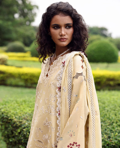 Republic Womenswear | Lilas Lawn 26 | Elaris - Luxury Dress - available at Maria Faisal in UK and USA.