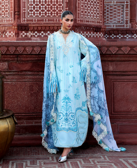 Republic Womenswear | Neoma Summer Prints 26 | Elarya - Luxury Dress - available at Maria Faisal in UK and USA.