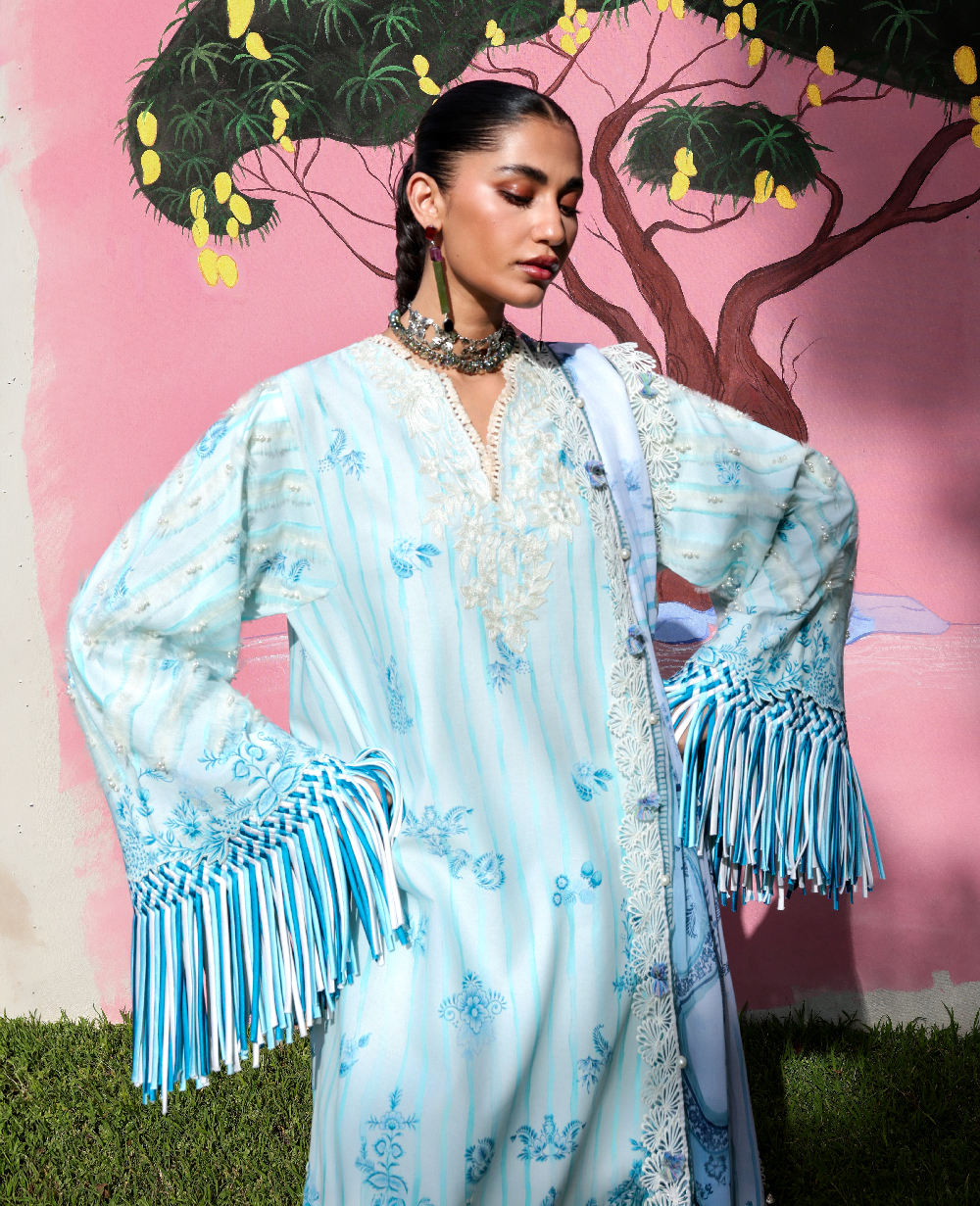 Republic Womenswear | Neoma Summer Prints 26 | Elarya - Luxury Dress - available at Maria Faisal in UK and USA.