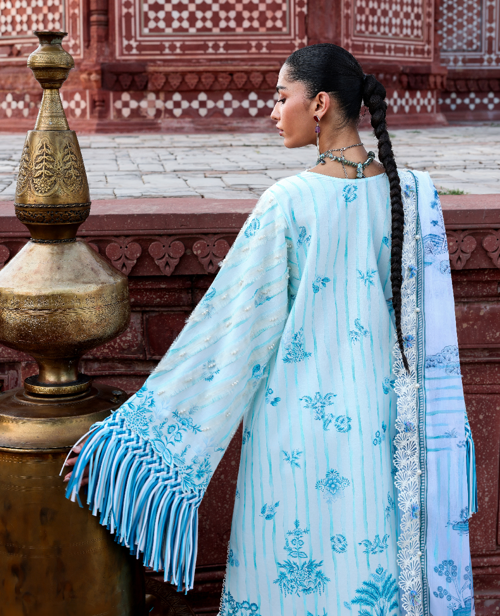 Republic Womenswear | Neoma Summer Prints 26 | Elarya - Luxury Dress - available at Maria Faisal in UK and USA.