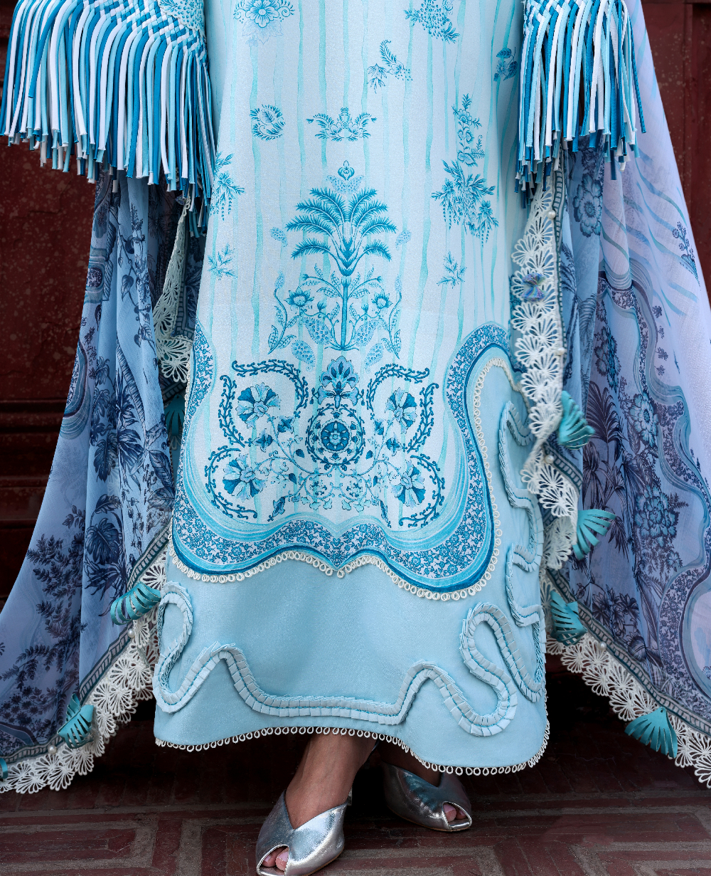 Republic Womenswear | Neoma Summer Prints 26 | Elarya - Luxury Dress - available at Maria Faisal in UK and USA.