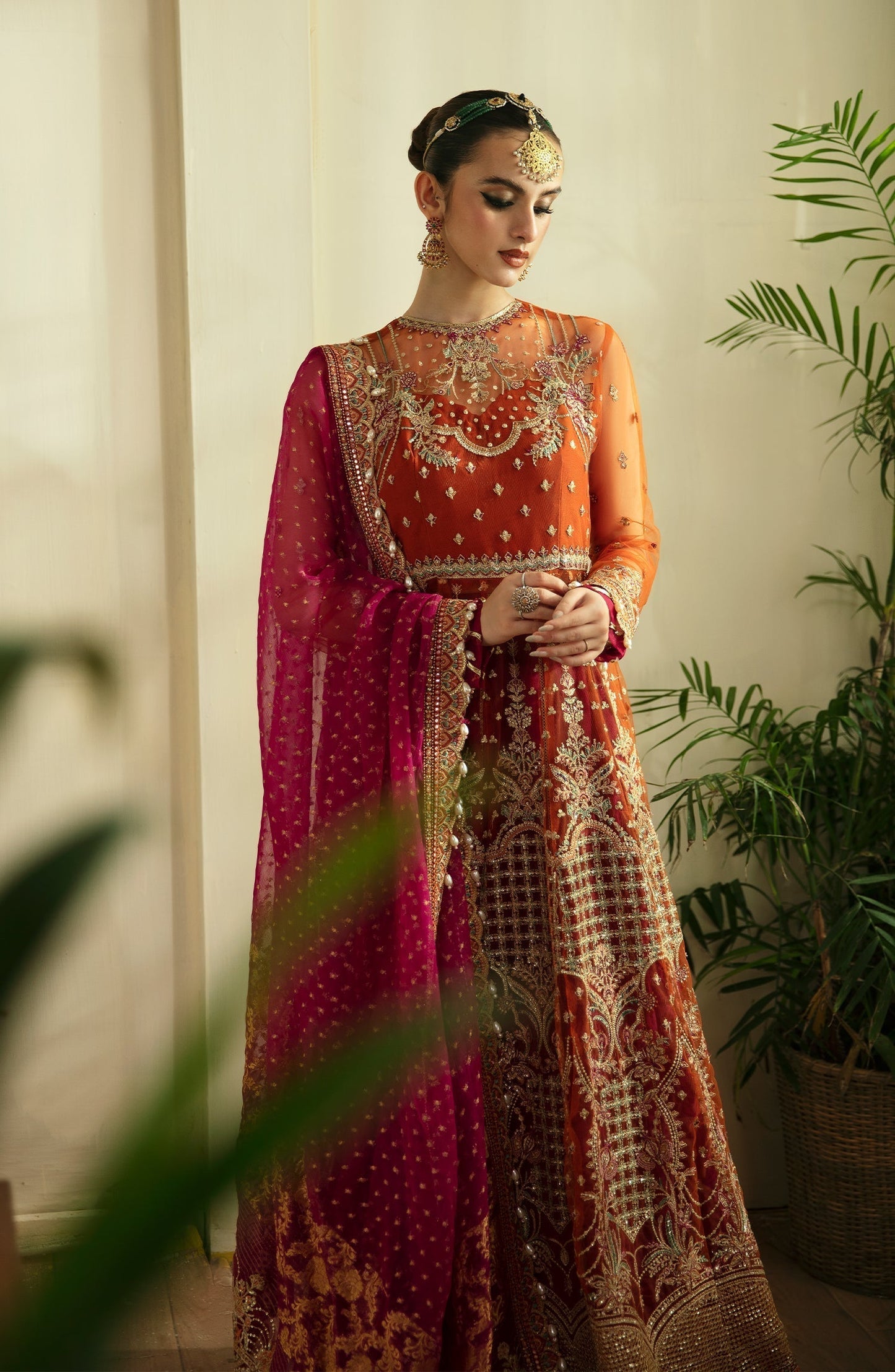 Eleshia | Zarin Wedding Formals 24 |  SAFINA - Designer Dress with Intricate embroidery and embellishments. Shop elegent wedding dress at Maria Faisal.