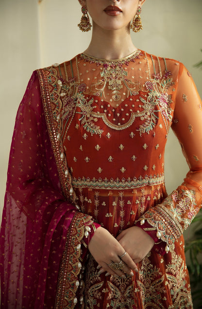 Eleshia | Zarin Wedding Formals 24 |  SAFINA - Designer Dress with Intricate embroidery and embellishments. Shop elegent wedding dress at Maria Faisal.