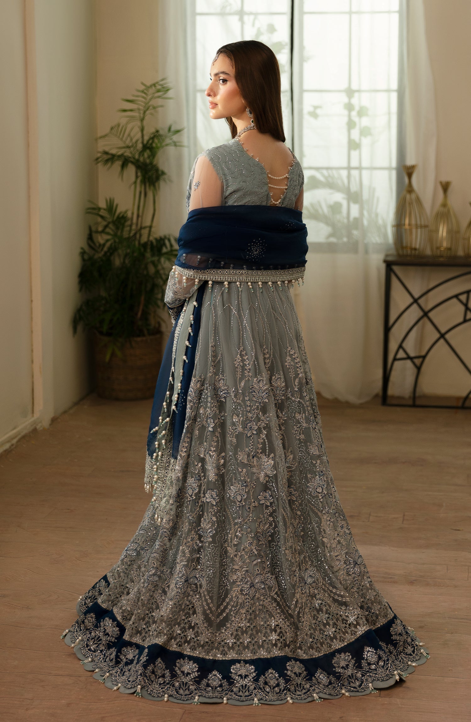 Eleshia | Zarin Wedding Formals 24 |  SIARA - Designer Dress with Intricate embroidery and embellishments. Shop elegent wedding dress at Maria Faisal.