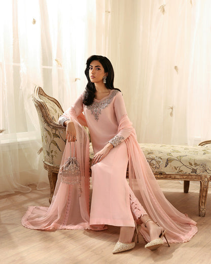 Faiza Saqlain | Freya Luxury Pret | Eleya - Formal Dress - available at Maria Faisal in UK and USA.