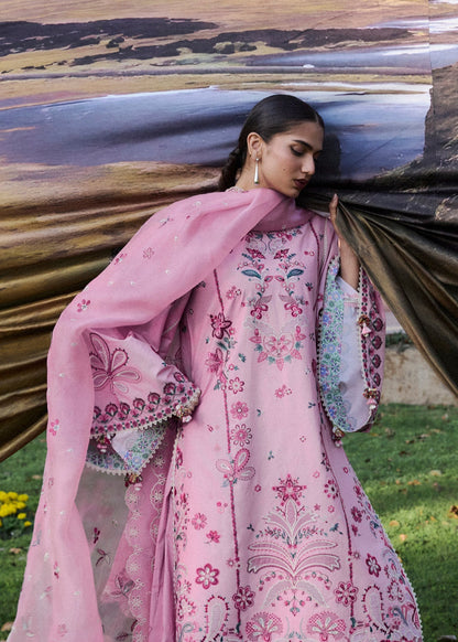Hussain Rehar | Zan SS26 | Elfa - Luxury Dress - available at Maria Faisal in UK and USA.