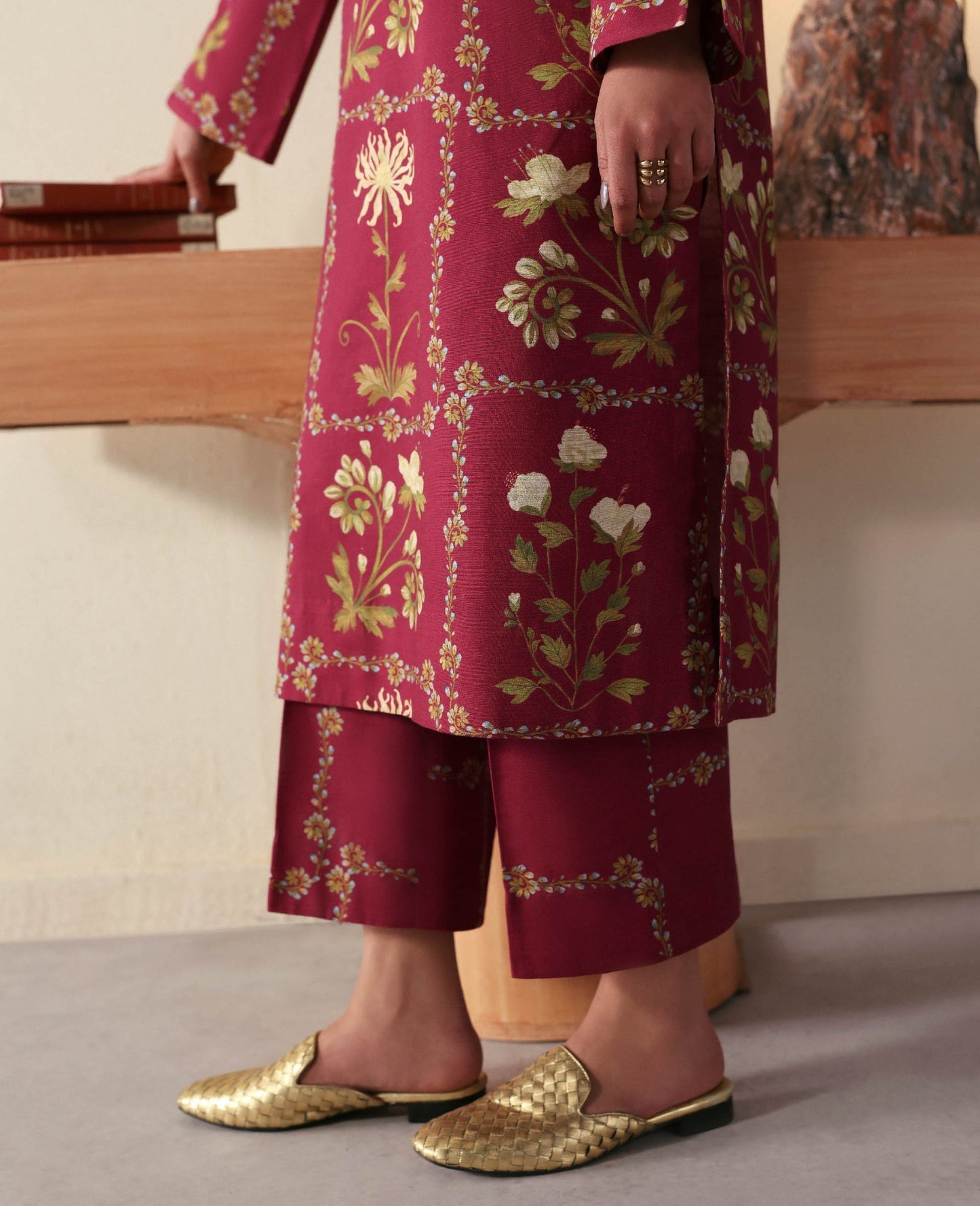 Republic Womenswear | Basics Winter 25 | Elia - Casual Dress - available at Maria Faisal in UK and USA.