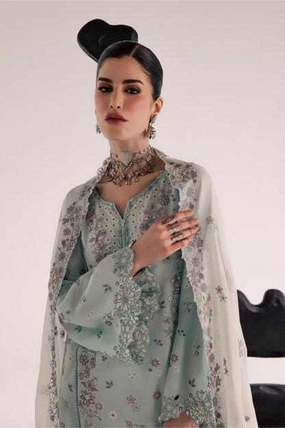 Batik | Festive Eid 26 | Elide - Luxury Dress - available at Maria Faisal in UK and USA.