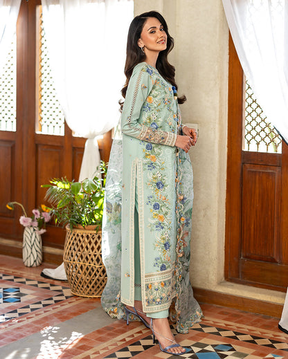 Mushq | Astoria Lawn 26 | Elif - Luxury Dress - available at Maria Faisal in UK and USA.