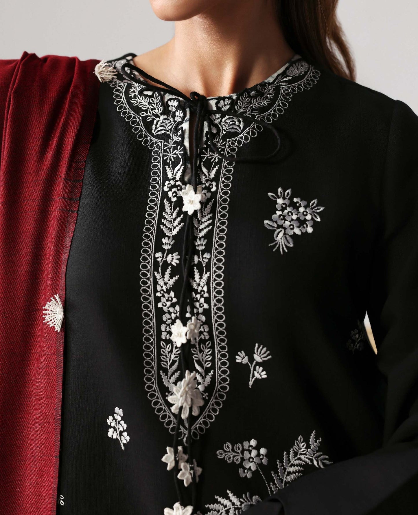 Republic Womenswear | Basics Winter 25 | Elise - Luxury Dress - available at Maria Faisal in UK and USA.