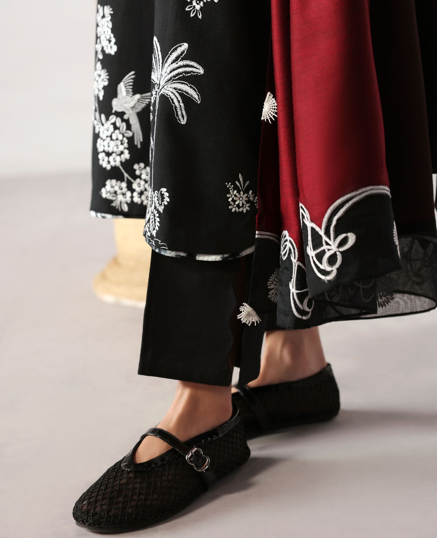 Republic Womenswear | Basics Winter 25 | Elise - Luxury Dress - available at Maria Faisal in UK and USA.
