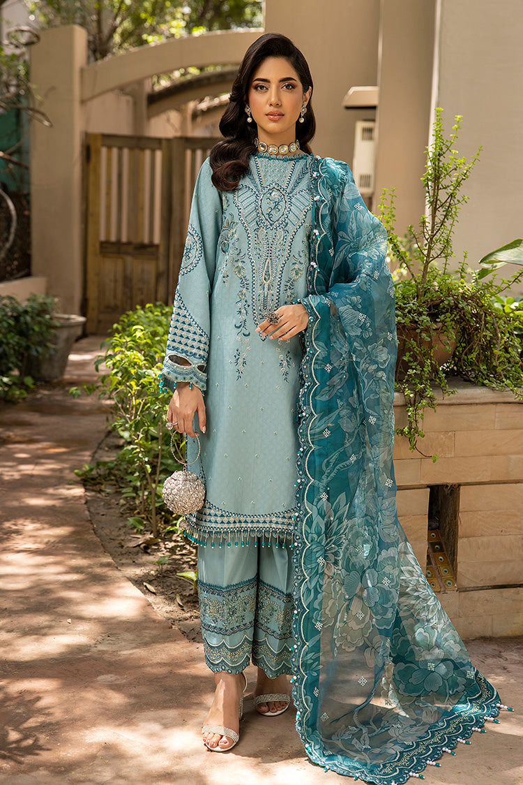 Ellena | Luxury Embroidered Collection | D25 - Waniyas