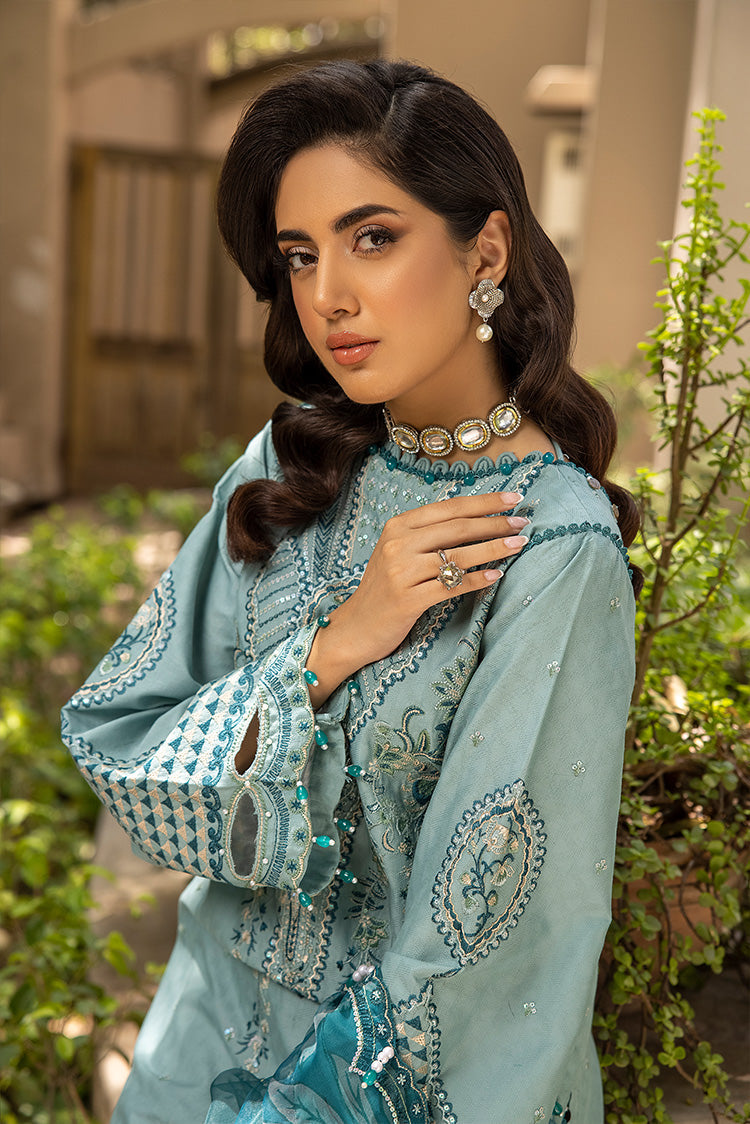 Ellena | Luxury Embroidered Collection | D25 - Waniyas