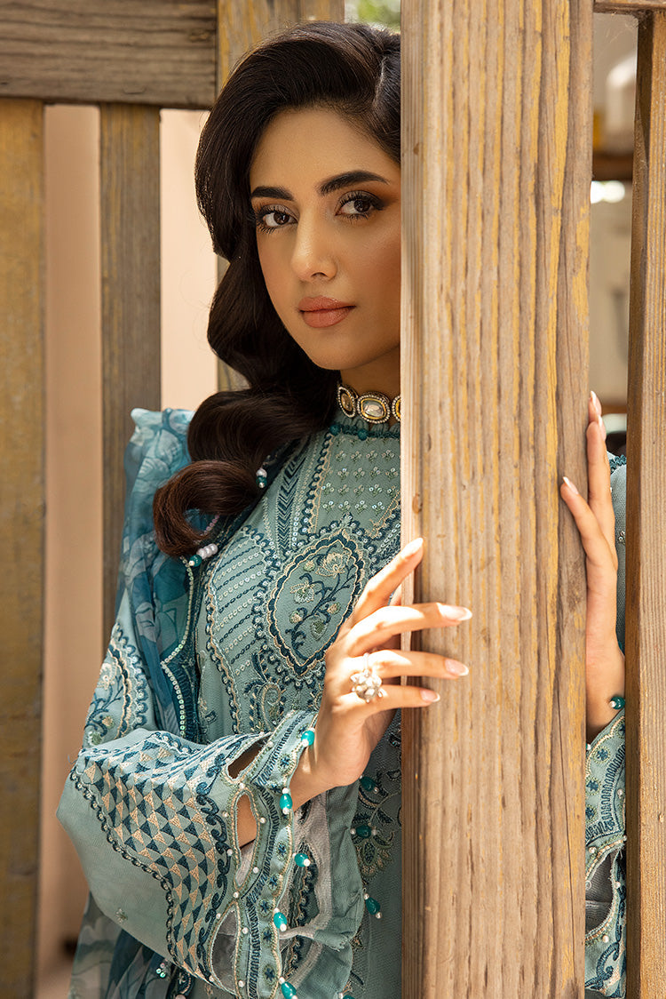 Ellena | Luxury Embroidered Collection | D25 - Waniyas