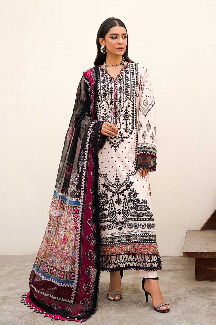 Ellena | Luxury Embroidered Collection | D03 - Waniyas