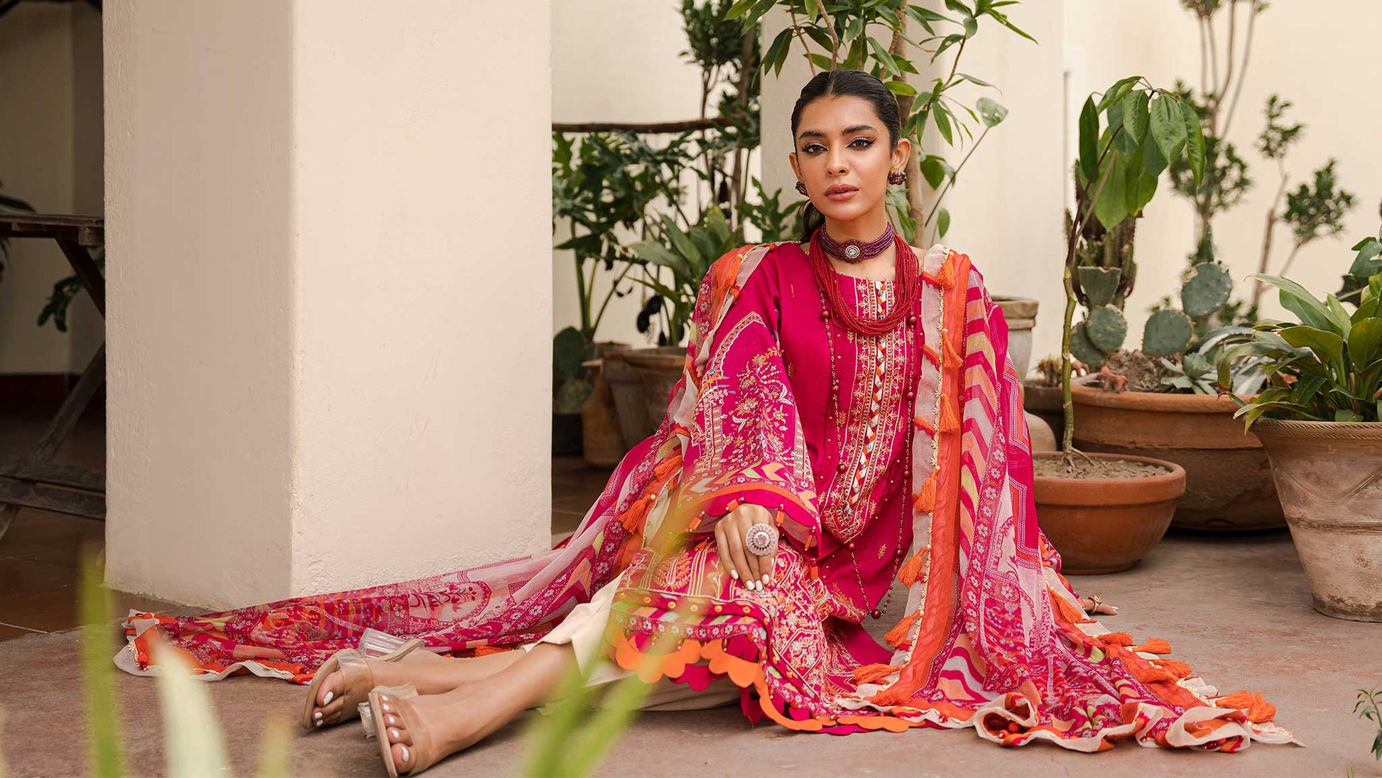 Ellena | Luxury Embroidered Collection | D06 - Waniyas