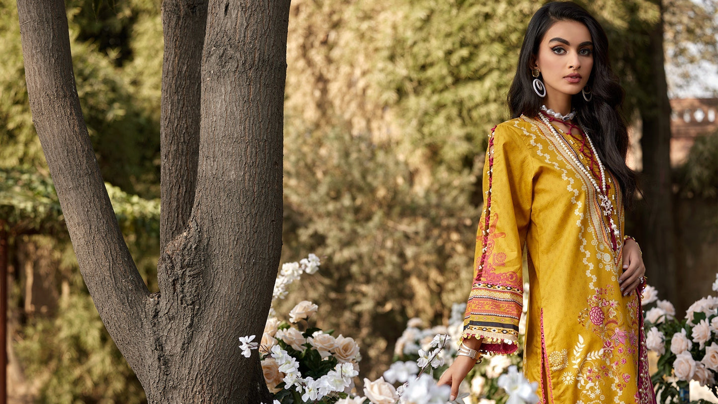 Ellena | Luxury Embroidered Collection | D15 - Maria Faisal