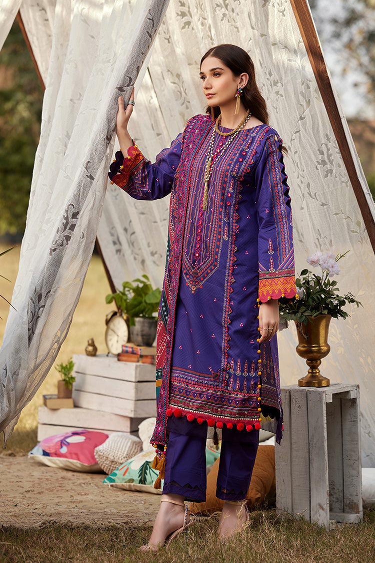 Ellena | Luxury Embroidered Collection | D02 - Waniyas