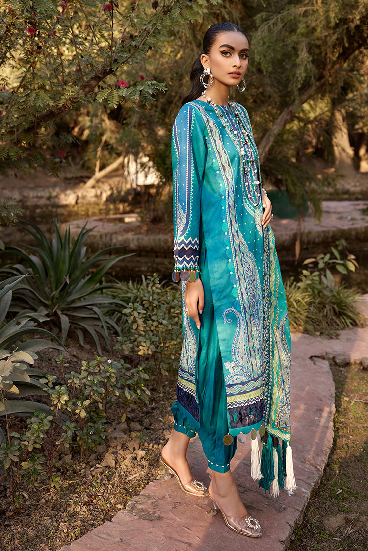 Ellena | Luxury Embroidered Collection | D07 - Waniyas