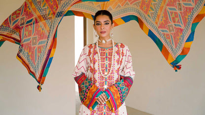 Ellena | Luxury Embroidered Collection | D08 - Maria Faisal
