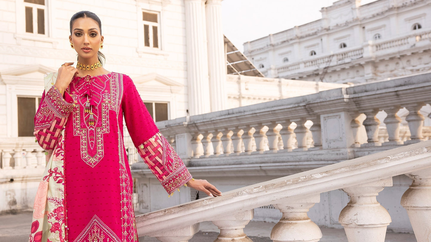 Ellena | Luxury Embroidered Collection | D12 - Maria Faisal