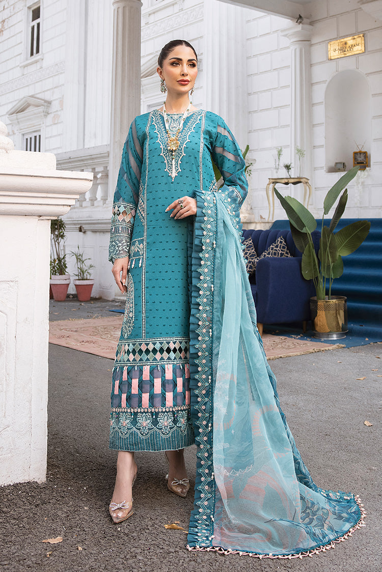 Ellena | Luxury Embroidered Collection | D19 - Waniyas