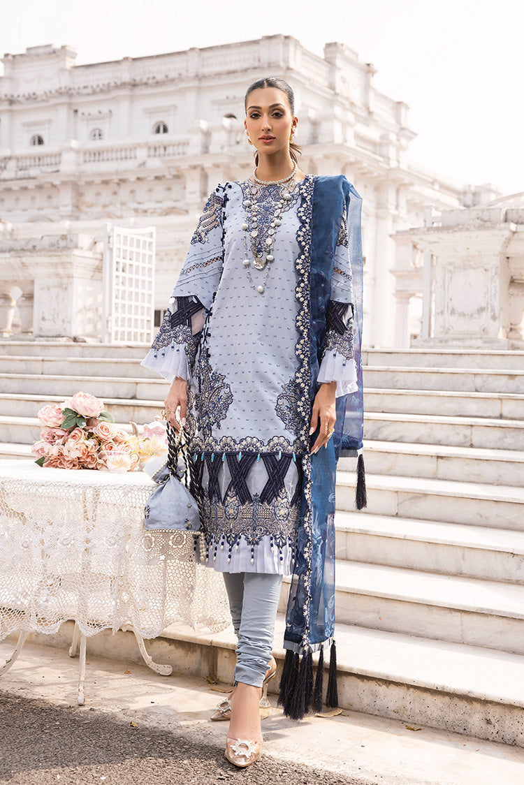 Ellena | Luxury Embroidered Collection | D22 - Waniyas