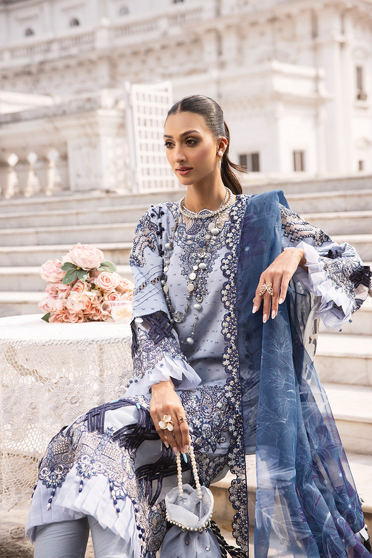 Ellena | Luxury Embroidered Collection | D22 - Waniyas