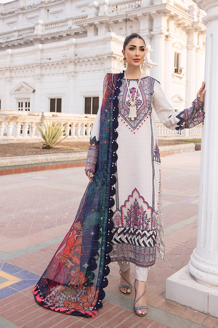 Ellena | Luxury Embroidered Collection | D23 - Waniyas