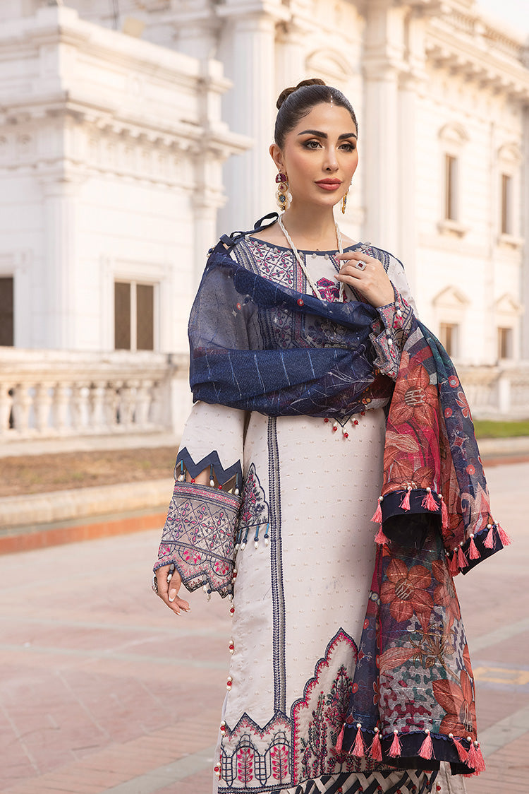 Ellena | Luxury Embroidered Collection | D23 - Waniyas