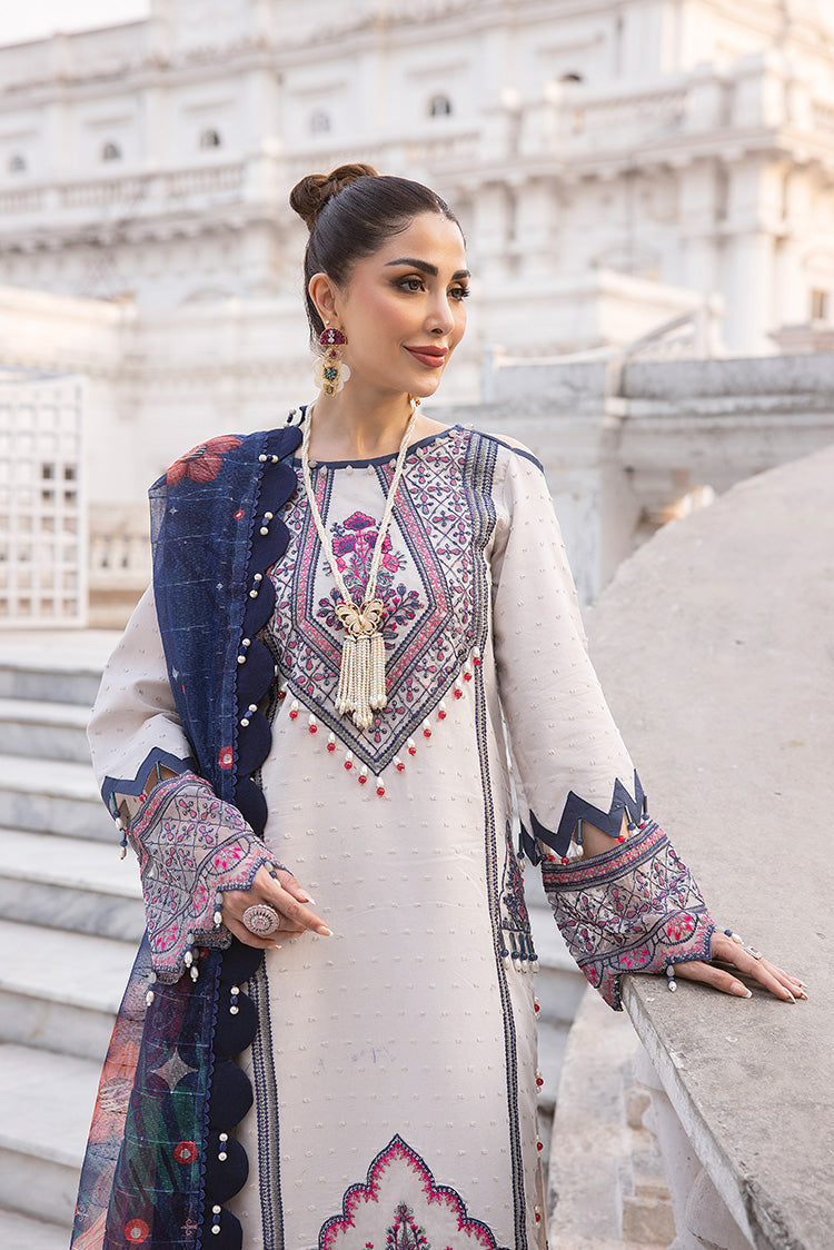 Ellena | Luxury Embroidered Collection | D23 - Waniyas