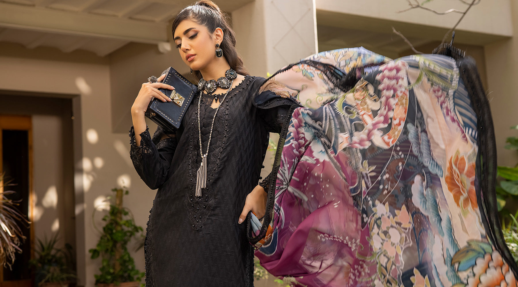 Ellena | Luxury Embroidered Collection | D11 - Waniyas