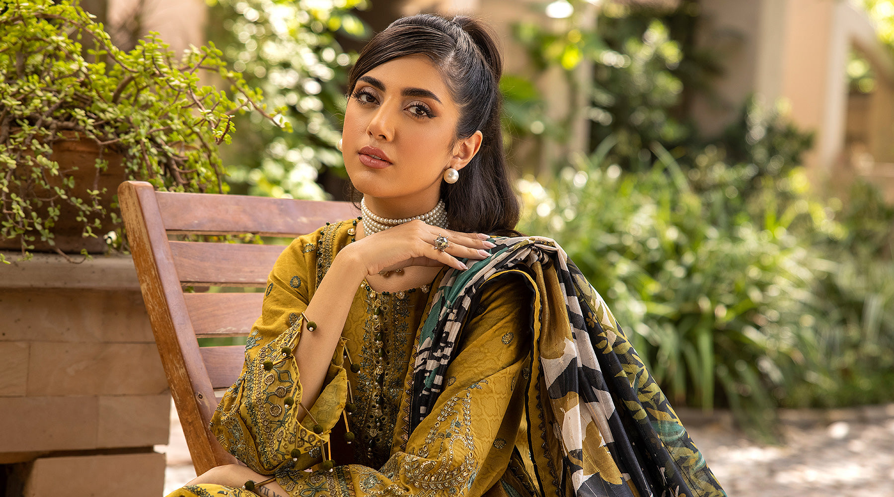 Ellena | Luxury Embroidered Collection | D17 - Waniyas