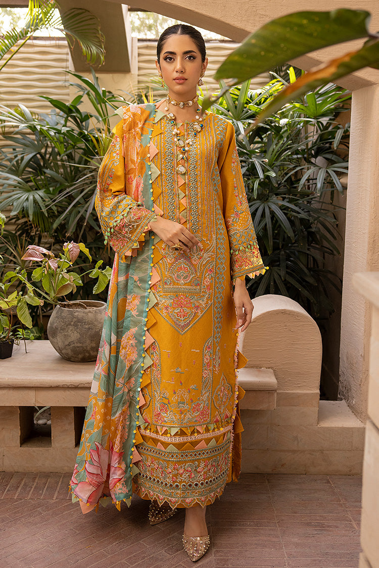 Ellena | Luxury Embroidered Collection | D01 - Waniyas