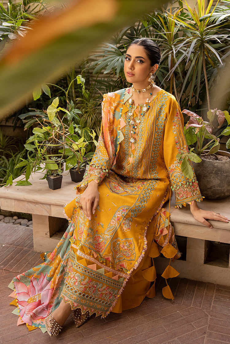 Ellena | Luxury Embroidered Collection | D01 - Maria Faisal