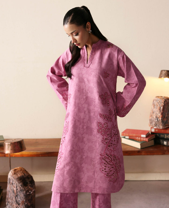 Republic Womenswear | Basics Winter 25 | Elora - Casual Dress - available at Maria Faisal in UK and USA.