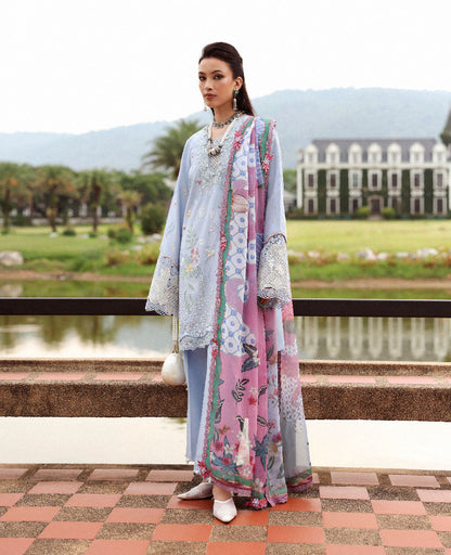 Republic Womenswear | Lilas Lawn 26 | Elowen - Luxury Dress - available at Maria Faisal in UK and USA.