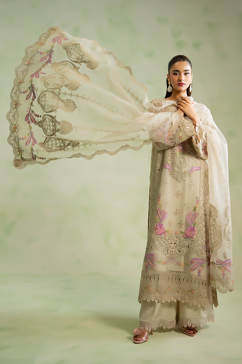 Saad Shaikh | Cutwork 26 | Elva - Luxury Dress - available at Maria Faisal in UK and USA.