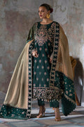 Emaan Adeel | Saanjh Velvet Collection 24 | Nisha - Designer Dress with Intricate embroidery and embellishments. Shop elegent wedding dress at Maria Faisal.