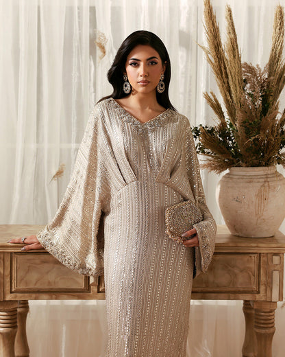 Faiza Saqlain | Freya Luxury Pret | Emel - Formal Dress - available at Maria Faisal in UK and USA.