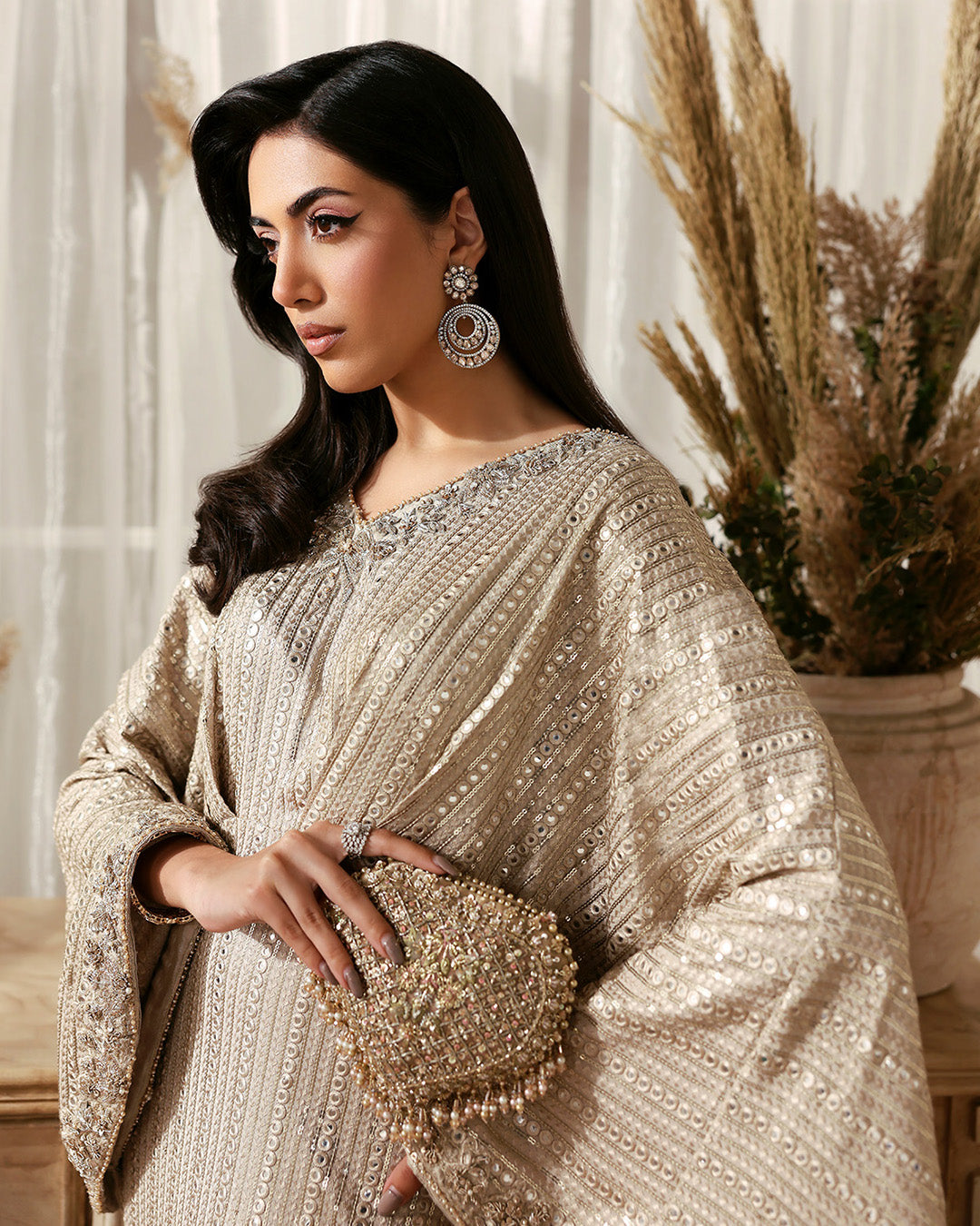Faiza Saqlain | Freya Luxury Pret | Emel - Formal Dress - available at Maria Faisal in UK and USA.