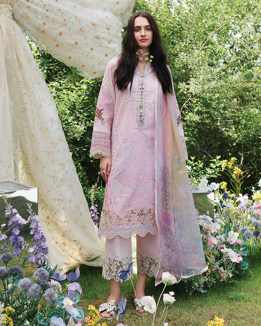 Mushq | The Secret Garden Lawn | Enchanted Vine - Luxury Dress - available at Maria Faisal in UK and USA.