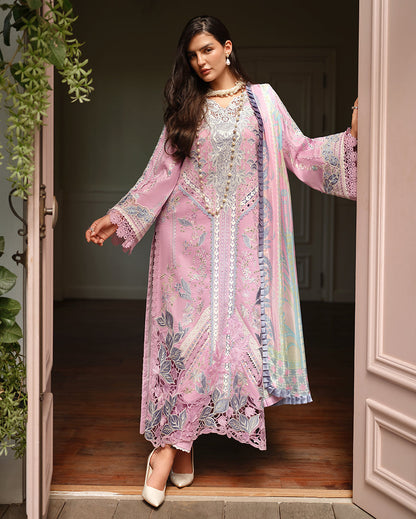 Mushq | Amoi Luxury Lawn | Endless Love - Luxury Dress - available at Maria Faisal in UK and USA.