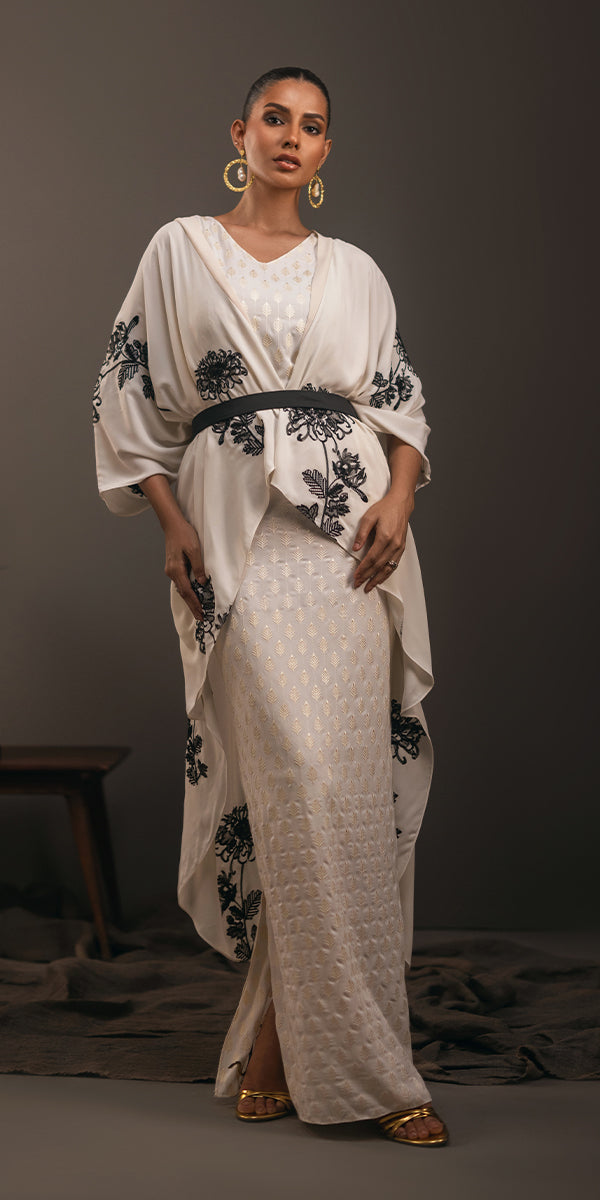 Erum Khan | Beyond Chic |  Arabian Nights - Designer Dress with Intricate embroidery and embellishments. Shop elegent wedding dress at Maria Faisal.