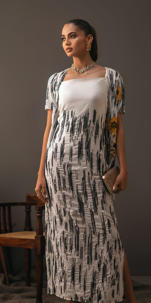 Erum Khan | Beyond Chic | Desert Jewel - Designer Dress with Intricate embroidery and embellishments. Shop elegent wedding dress at Maria Faisal.