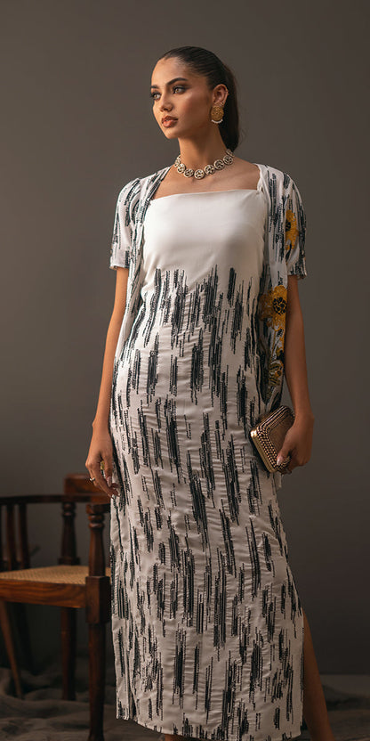 Erum Khan | Beyond Chic | Desert Jewel - Designer Dress with Intricate embroidery and embellishments. Shop elegent wedding dress at Maria Faisal.