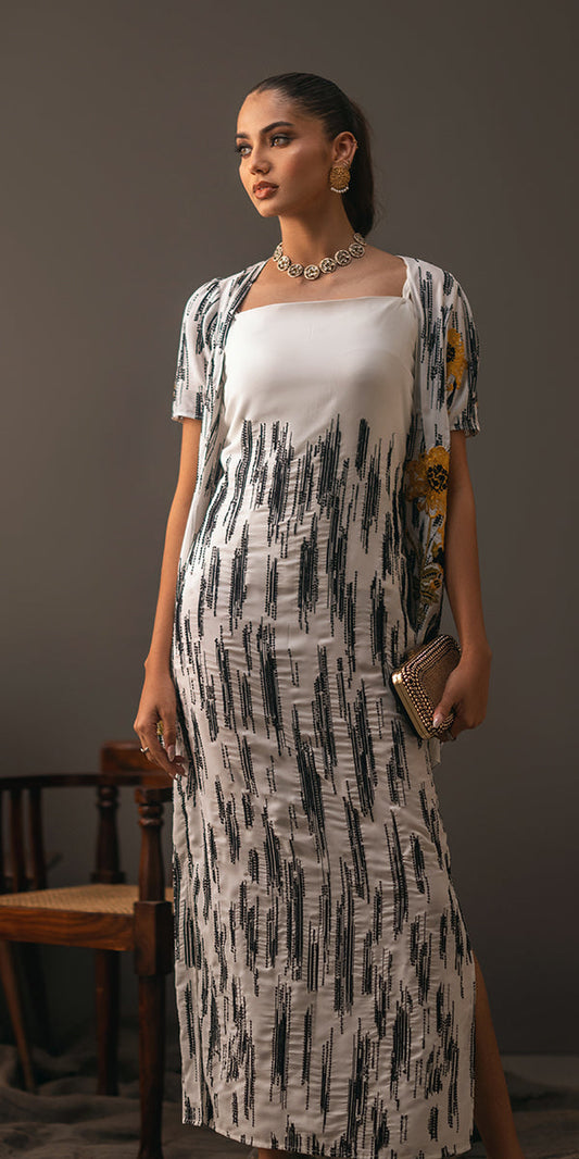 Erum Khan | Beyond Chic | Desert Jewel - Designer Dress with Intricate embroidery and embellishments. Shop elegent wedding dress at Maria Faisal.