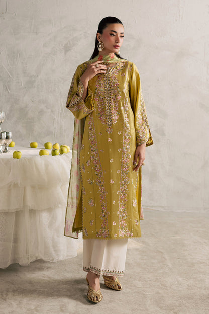 Batik | Festive Eid 26 | Essence - Luxury Dress - available at Maria Faisal in UK and USA.