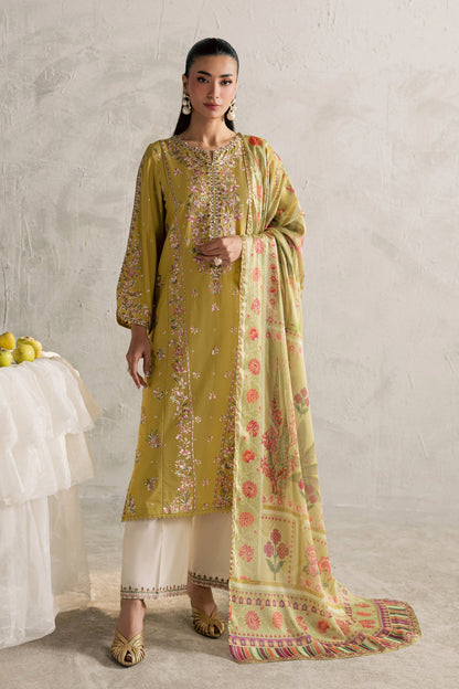 Batik | Festive Eid 26 | Essence - Luxury Dress - available at Maria Faisal in UK and USA.